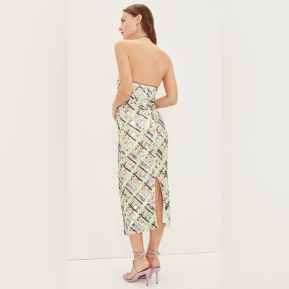 NWT $998 Veronica Beard Cherie Embellished Dress Size 6, Size 10 - Picture 7 of 13